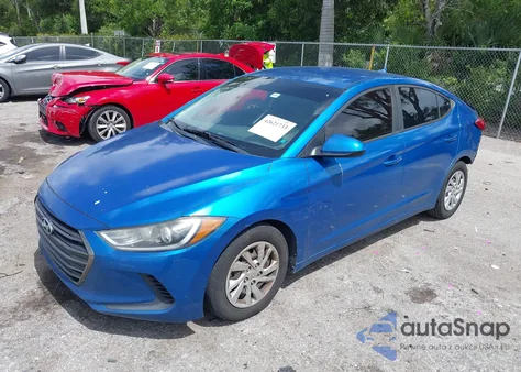 2017 Hyundai Elantra Se из США, поврежденный, VIN 5NPD74LF7HH080268